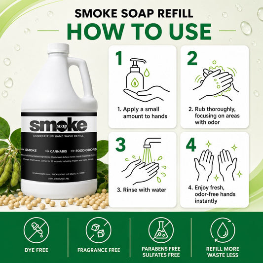 SMOKE SOAP Liquid Deodorizing Hand Wash Refill