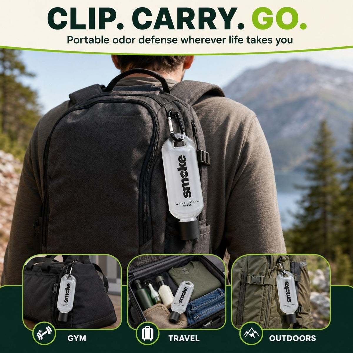 30mL To-Go Keychain Bottle (Refillable)