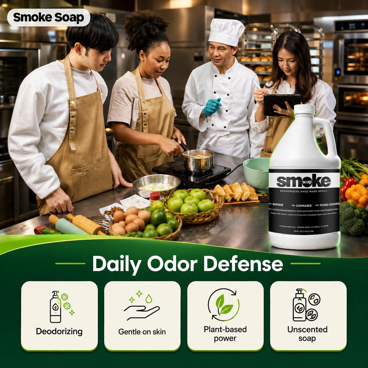 SMOKE SOAP Liquid Deodorizing Hand Wash Refill