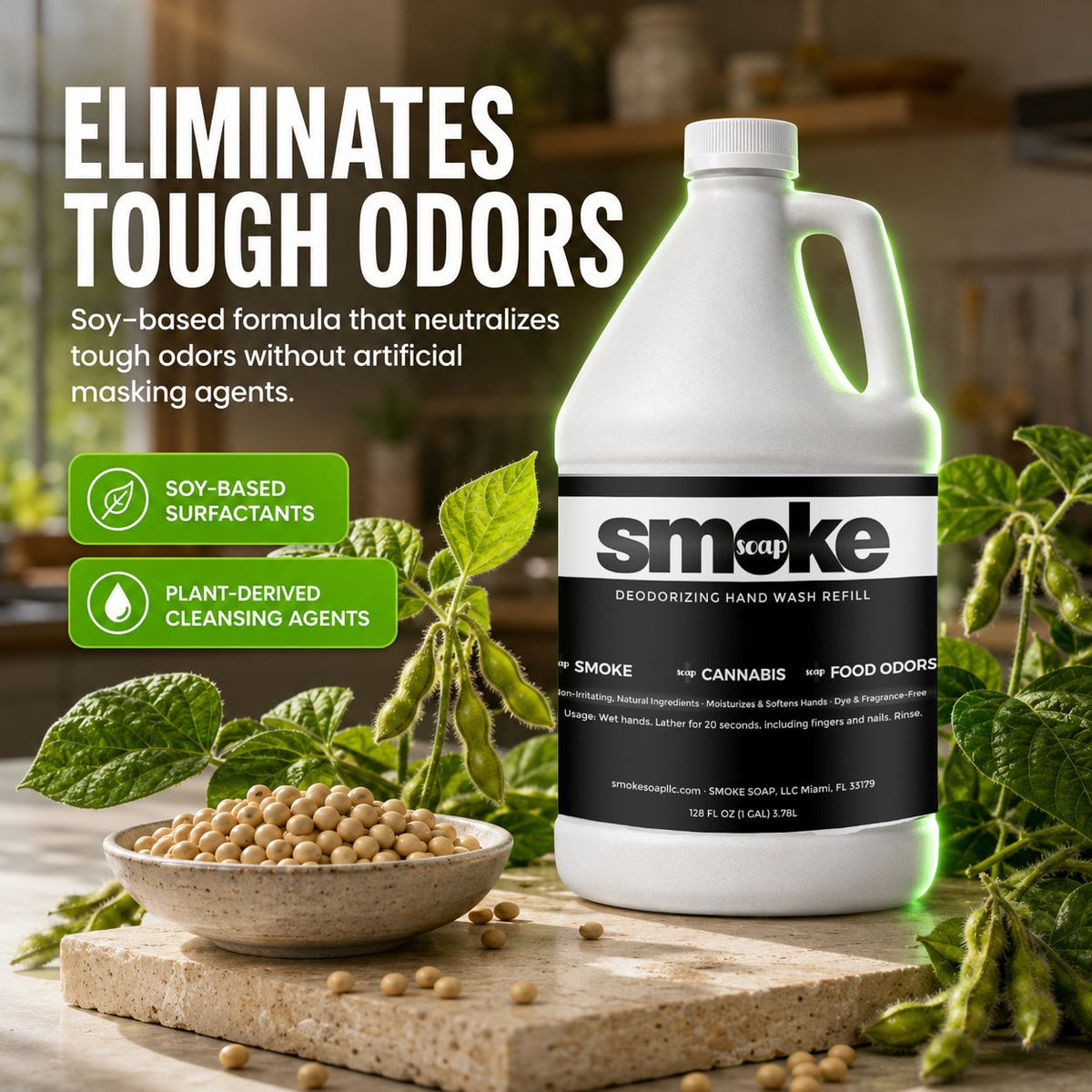 SMOKE SOAP Liquid Deodorizing Hand Wash Refill