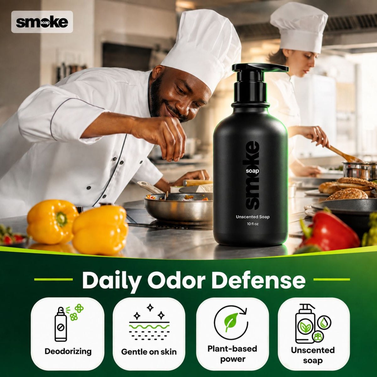 500mL SMOKE SOAP Liquid Deodorizing Hand Wash